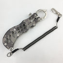 ZANLURE 304 Stainless Steel Camouflage Fish Pliers Fishing Gripper Fish Tackle Outdoor Portable Fishing Tool-Grey/Green