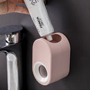 Automatic Toothpaste Extrusion Dispenser Squeezer Wall Mounted Rack Stand Holder