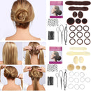 Women Girls Hair Styling Donut Former Foam French Magic Bun Maker DIY Tool Hair Accessories
