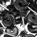 50pcs Plastic Screw-in Insulator For Pet Animal Electronic Fence Timber Wood Post Wire Cable