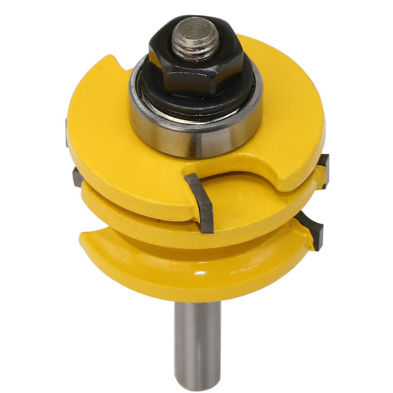 8mm Shank Glass Door Rail And Stile Reversible Router Bit Cutting Wood Milling Cutter For Wood Tool Bits