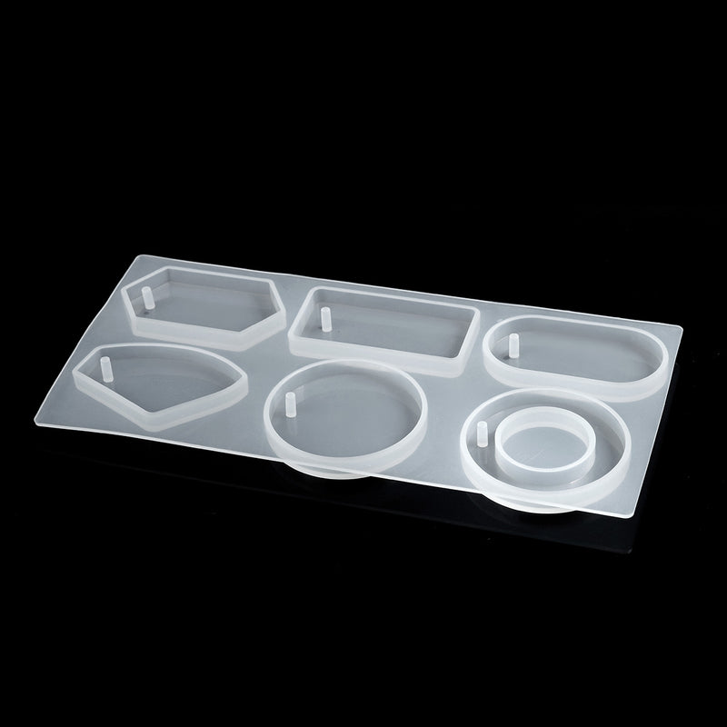 3PCS DIY Pendant Epoxy Mold Set Jewelry Pendant Mould Craft