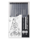 TOUCHU LECAI Hand-painted Waterproof Needle Gel Pen Hook Pencil Student Sketch Pen Stick Pen