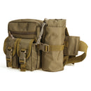 Multi-Pockets Tactical Waist Bag Water Bottle Holder Kettle Pouch Outdoor Hunting Hiking