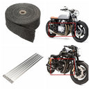 15mx5cmx2mm Exhaust Header Pipe Wrap Shields Turbo Heat Manifold Header Insulation