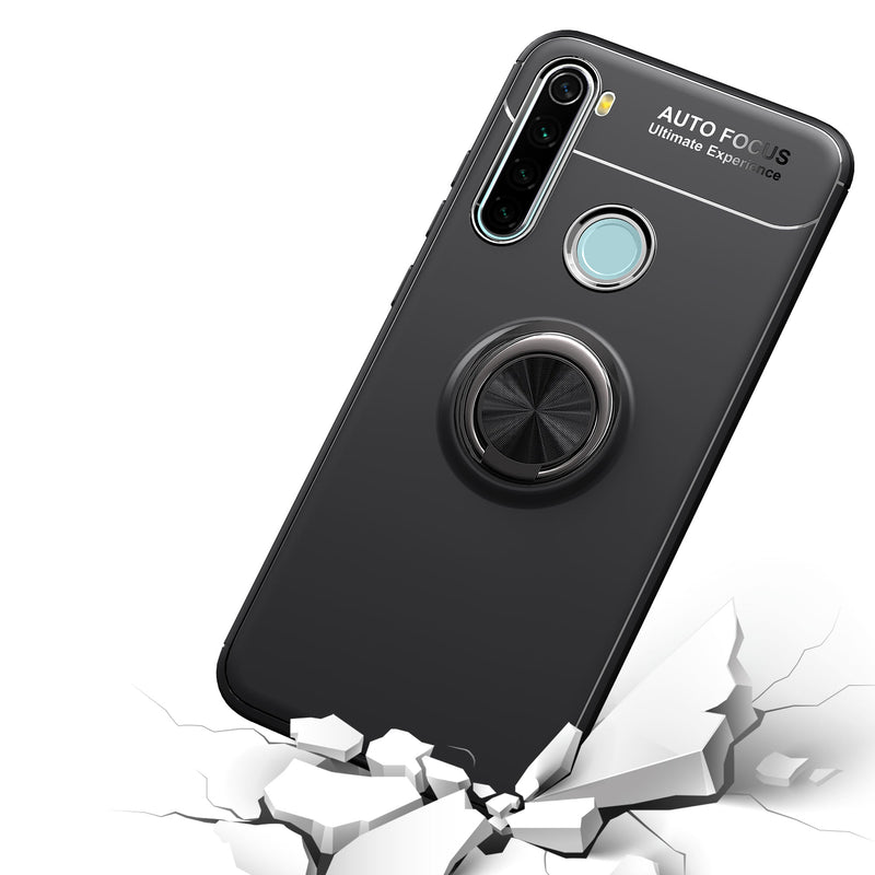 Bakeey Xiaomi Redmi Note 8 360 Rotating Magnetic Ring Holder Soft TPU Shockproof Protective Case