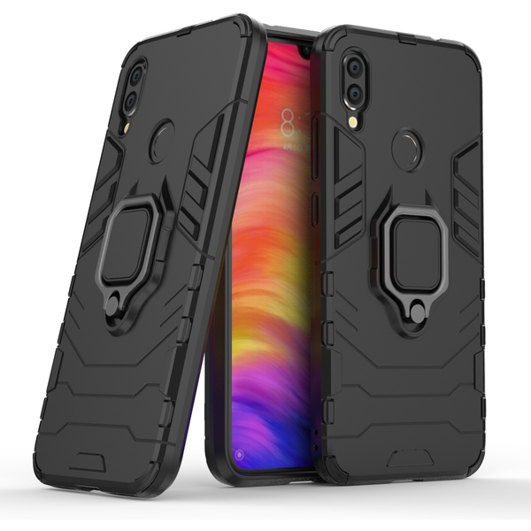 Bakeey Armor Magnetic Card Holder Shockproof Protective Case For Xiaomi Redmi Note 7 / Redmi Note 7 PRO