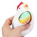 2 In 1 Squishy Chick Lay Eggs 12*10*7cm Funny Slow Rising Toy With Original Packing