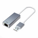 DM USB2.0 to RJ45 Network Ethernet Port Network Converter HUB 15cm 1000Mbps Network Connector CHB018 for Mac