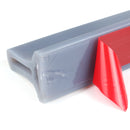 60-200mm Grey Free Bending Water Barrier Water Stopper Silicone Strip Shower Barrier Tools Kit