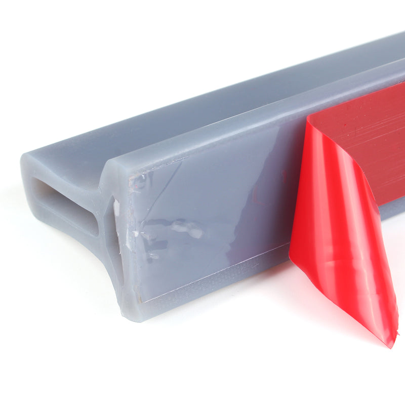 60-200mm Grey Free Bending Water Barrier Water Stopper Silicone Strip Shower Barrier Tools Kit