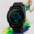 SKMEI 1317 Digital Watch Pedometer Calorie Tracking Men LED Countdown Sport Watches