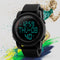 SKMEI 1317 Digital Watch Pedometer Calorie Tracking Men LED Countdown Sport Watches
