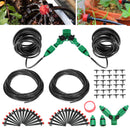 10M/20M Drip Irrigation Lawn Spray System Dripper 360Adjustable Garden Hose DIY Micro Irrigation