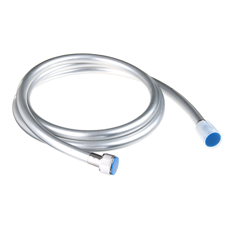 Brass Water Hose Pipe Connectors Smooth Siver PVC Flexible Shower Hose Replacement Accessories
