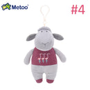 Metoo Horse Zebra Lamb Plush Doll Backpack Strap Accessories Key Chain Creative Gift