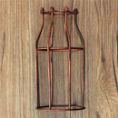 200MM DIY Vintage Pendant Trouble Light Bulb Guard Wire Cage Ceiling Hanging Lampshade