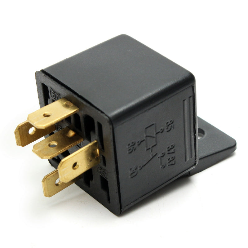 5pcs 12V 40A 5 Pin Relay Switch w/Socket Holder For Car Truck Van Motorcycle Boat