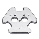 Aluminum Alloy M3 Delta Kossel Fisheye Effector 3mm Hammock Hanging Station For Dual Nozzle Extruder 3D Printer Part