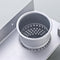 KCASA BR-31 Bathroom Wall Mount Hanging Storage Rack with 360 Degree Rotation Towel Holder