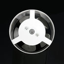 4'' Inline Duct Fan Booster Exhaust Blower Air Cooling Vent Metal Blade