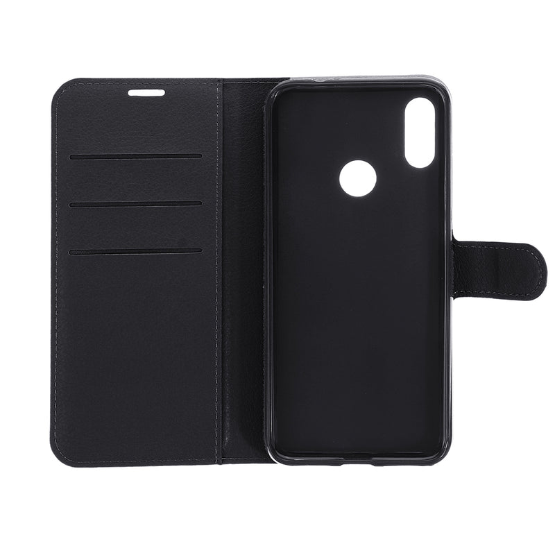 Bakeey Litchi Pattern Shockproof Flip with Card Slot Magnetic PU Leather Full Body Protective Case for Xiaomi Redmi Note 7 / Redmi Note 7 Pro