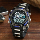 STRYVE S8006 Dual Display Digital Watch Chronograph Alarm Stopwatch Luminous Display Sport Watch