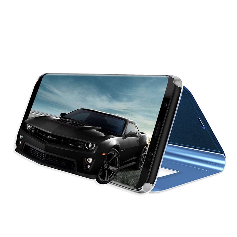 Bakeey With Chip Smart Sleep Mirror Window View Kickstand Protective Case For Samsung Galaxy S9