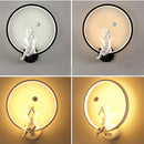 Modern Acrylic Angel Light LED Lamp Nordic Led Belt Room Wall Decor