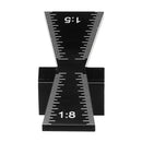 Drillpro Dovetail Marker Scriber with Scale Dovetail Template Woodworking Joint Gauge Hole Locator