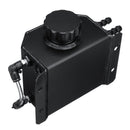 Universal 1000ml Aluminium Oil Catch Can Breather Fuel Tank Reservoir With Drain Plug