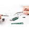 MINI Mtweezer Set Electronics Industrial Tweezer Anti-static Curved Straight Tip Precision Forceps