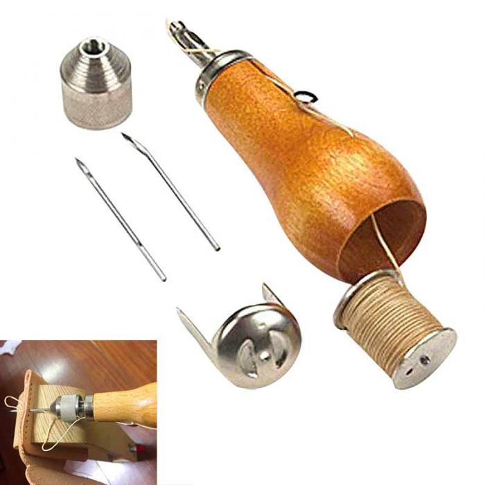 Professional Speedy Stitcher Sewing Awl Tool Kit for Leather Sail & Canvas Heavy Repair
