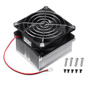 DC12V Aluminium Heatsink Cooling Fan for 20W 30W 50W 60W High Power DIY LED Lamp