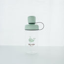 Cartoon Portable Cup Students Water Cup Plastic Cup Cute Design Water Bottle