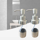 SH152 Transparent Stainless Steel Emulsion Bottle Organizer Toilet Soap Hand Liquid Bottle Soap Dispenser