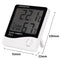 HTC-1 Digital LCD Electronic Alarm Clock Thermometer Hygrometer Weather Station Indoor Room Table