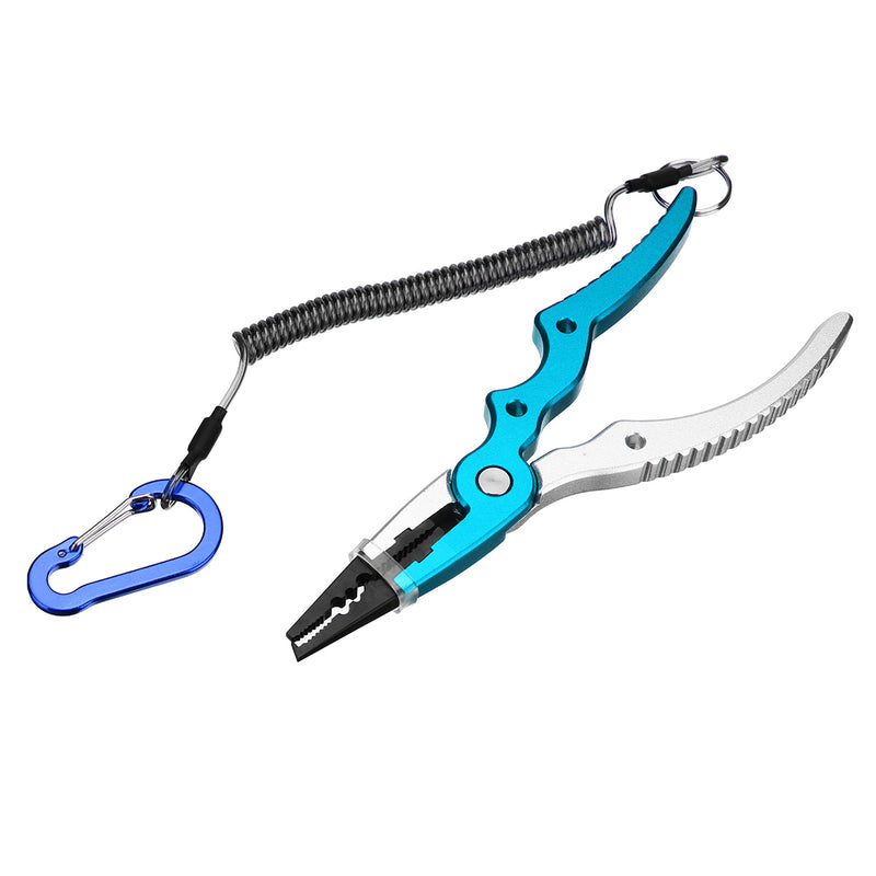 ZANLURE Aluminum Alloy Fishing Pliers Line Cutter Remove Hook Portable Fishing Tools