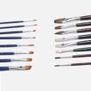 Zhuting 2502 25 Pcs Wooden Practical Nylon Writing Brush Suit