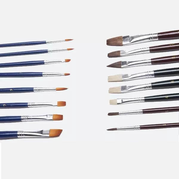 Zhuting 2502 25 Pcs Wooden Practical Nylon Writing Brush Suit