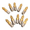 10pcs 25mm Titanium Coated Hex Shank PH2 Magnetic Screwdriver Bit Set