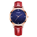 LONGBO 5052 Women Blue Sky Vast Universe Fashion Leather Band Quartz Watch
