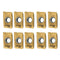 10pcs APMT1604PDER M2 VP15TF Carbide Inserts 25R0.8 Cutters For Indexable Milling Tools