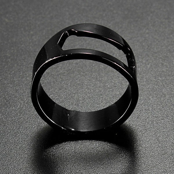 Stainless Steel Finger Ring Ring Shape Beer Bottle Opener for Beer Bar Tool