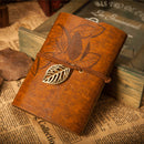 English style notebook PU leather notebook loose-leaf diary creative retro notebook gifts