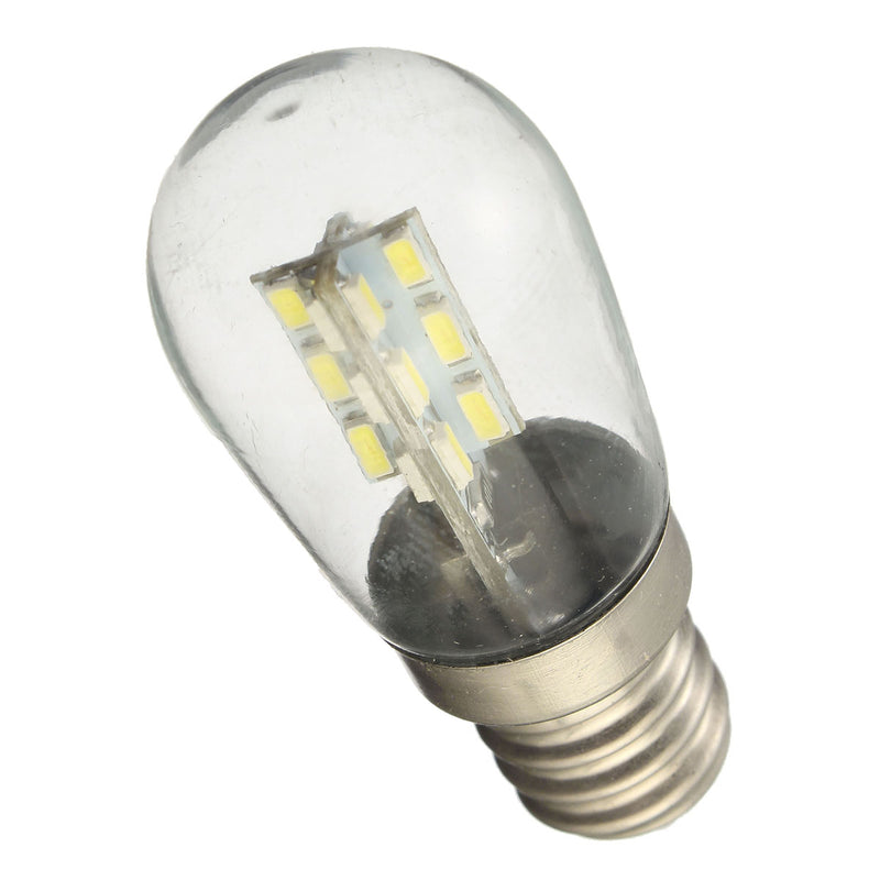 E12 2W 24 SMD 3014 LED Pure White Warm White Bed Lamp Light Bulb AC220V