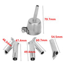 4PCS Speed Welding Nozzles For Vinyl PVC Plastic Hot Air Gun,5mm Weld Tip