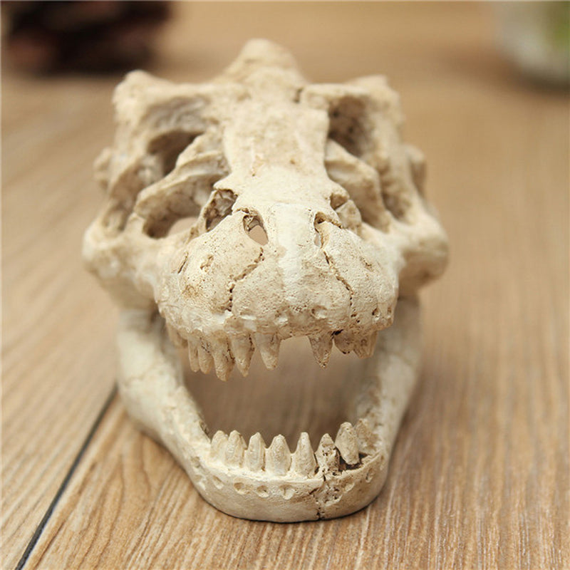 Dragon Resin Aquarium Decoration Crocodile Skull For Fish Tank Resin Ornament