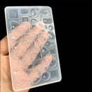 118Pcs Resin Casting Molds Kit Silicone Mold Jewelry Pendant Mould Craft DIY Set