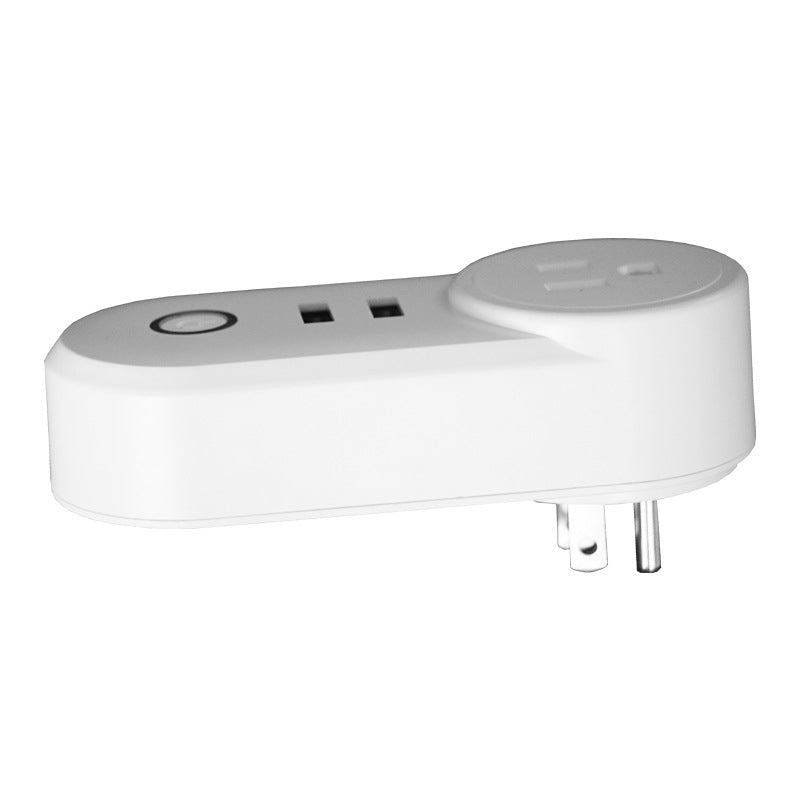 AUGIENB Smart WiFi Socket 2 USB Ports APP Voice Control Timer Power Plug Wireles For Alexa Google Home